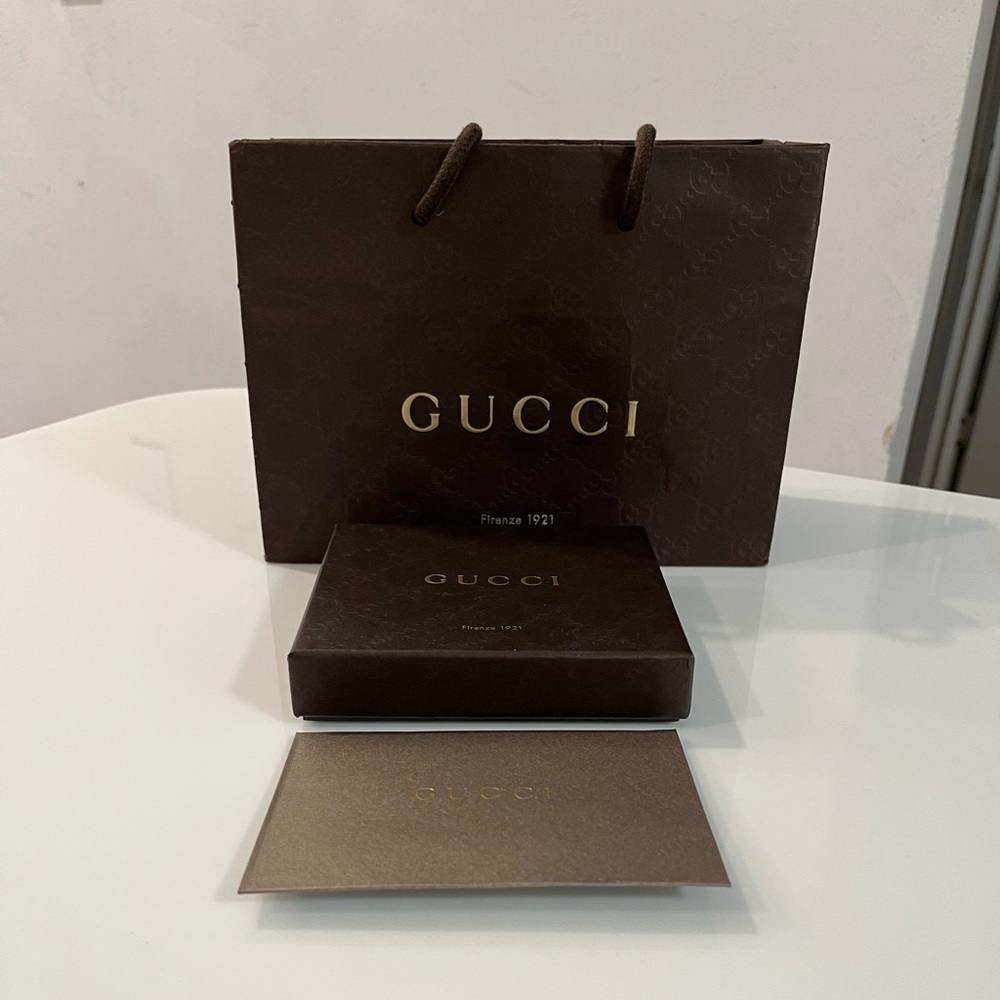 Gucci Brown Branded Accessory Gift Set